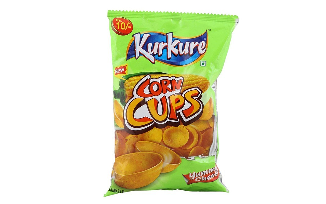 Kurkure Corn Cups Yummy Cheese   Pack  34 grams